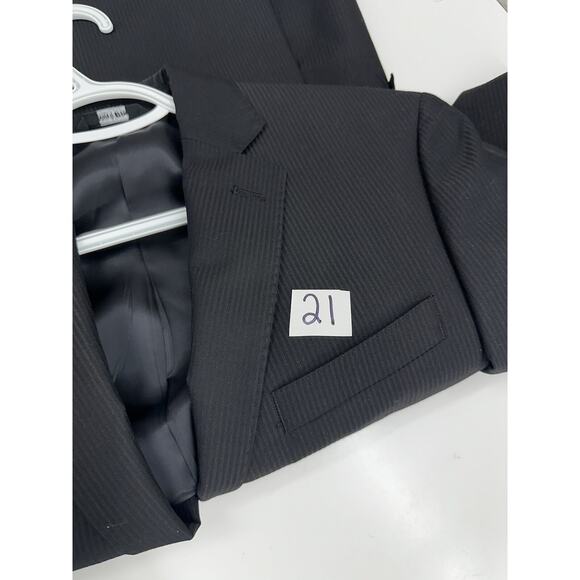 Apt 9 Mens Blazer Size 38S Black Two Button Up Sports Coat - Picture 12 of 12